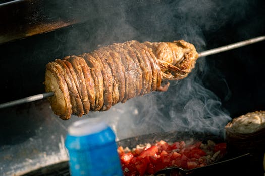 Pecena janjetina na raznju